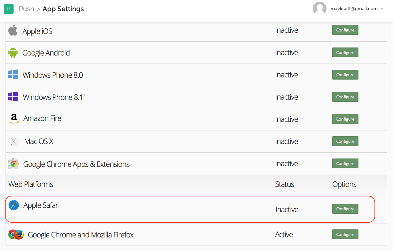 Notificaciones Push WP con OneSignal y Google Cloud Messaging